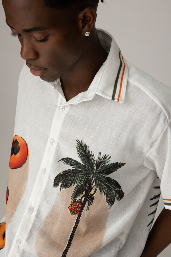 Camisa Lino Chontaduro