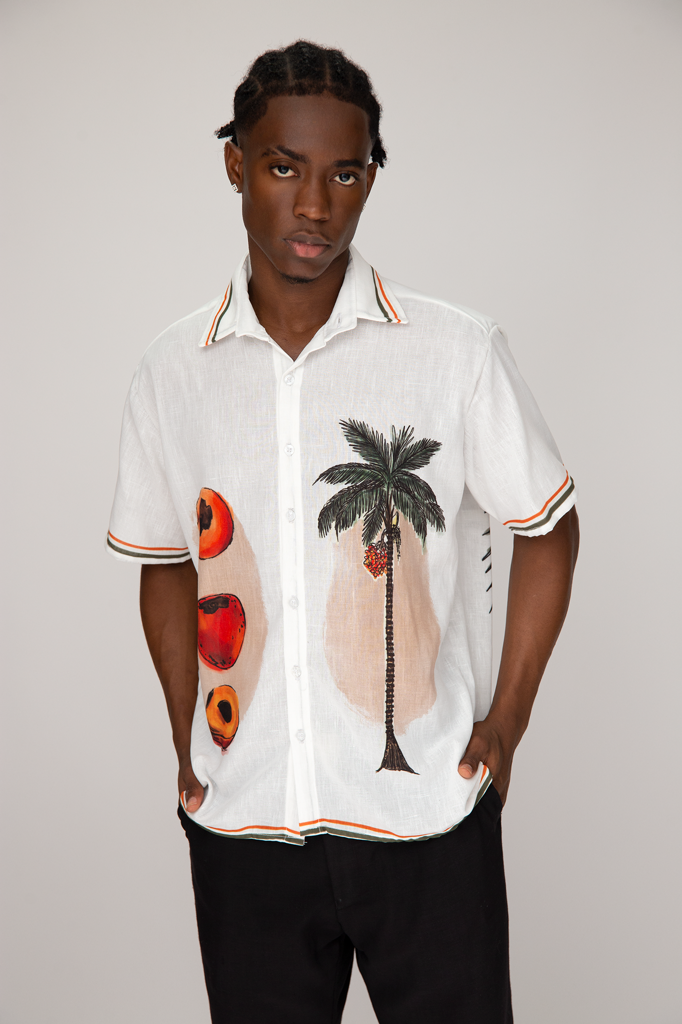 Camisa Lino Chontaduro